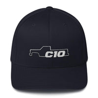 Thumbnail for Square Body C10 Truck Flexfit Hat navy