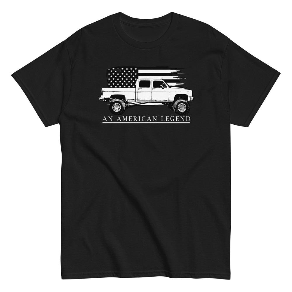 Crew Cab Square Body T-Shirt in black