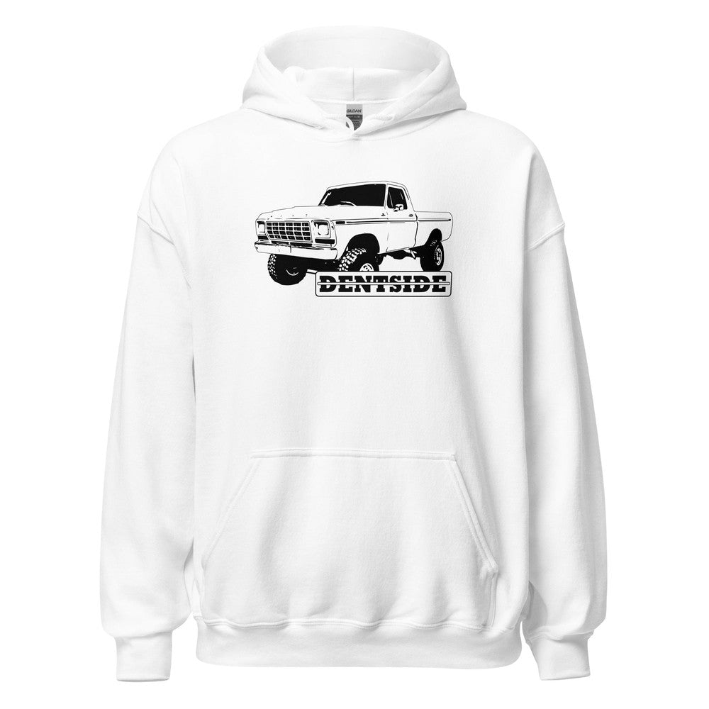 Dentside 4x4 Pickup Hoodie in white
