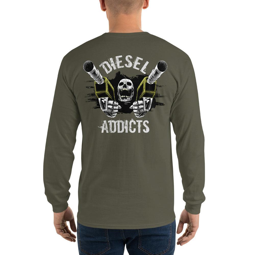 Diesel Addicts Truck Long Sleeve Shirt military back