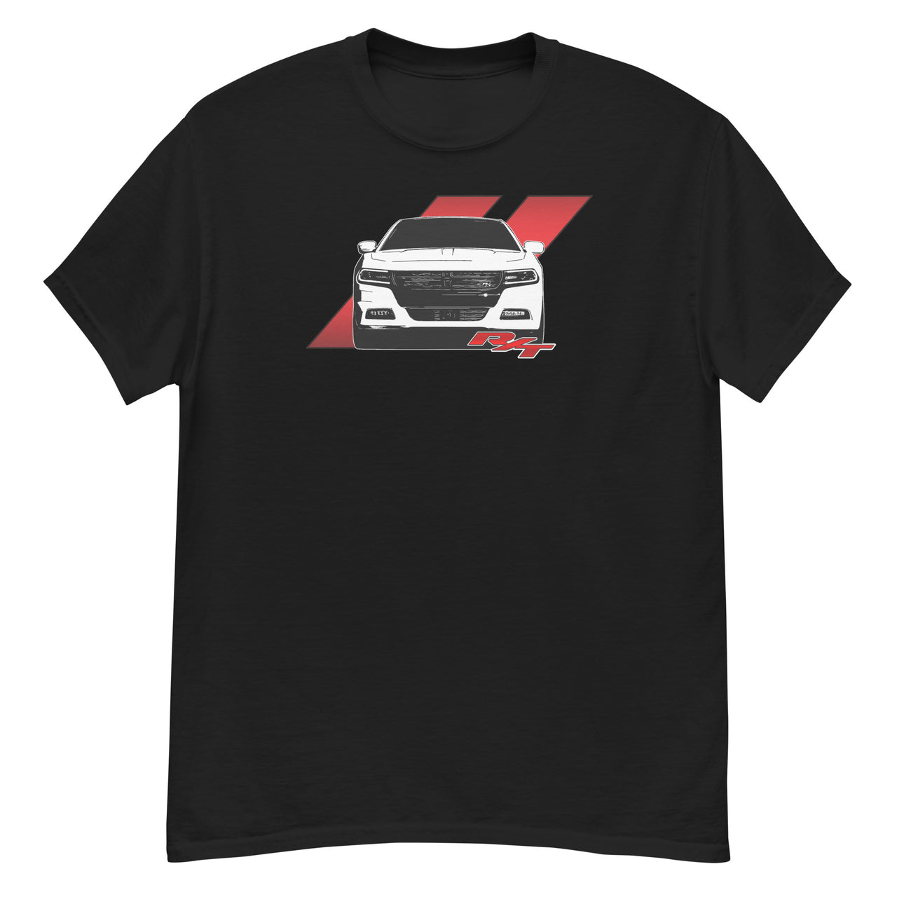 Charger RT T-Shirt With Hash Marks-In-Black-From Aggressive Thread