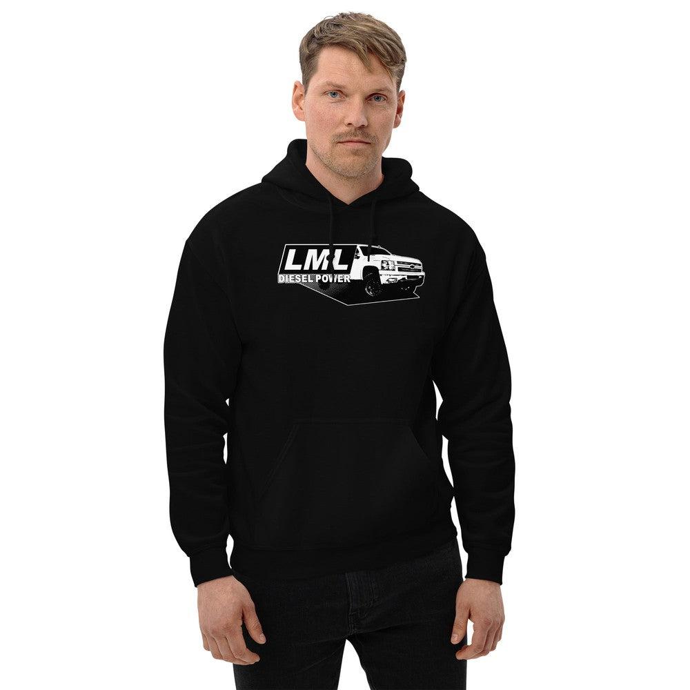 LML Duramax Hoodie modeled in black