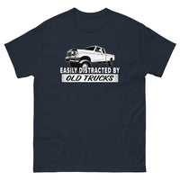 Thumbnail for easily-distracted-by-old-trucks-obs-ford-hoodie-navy