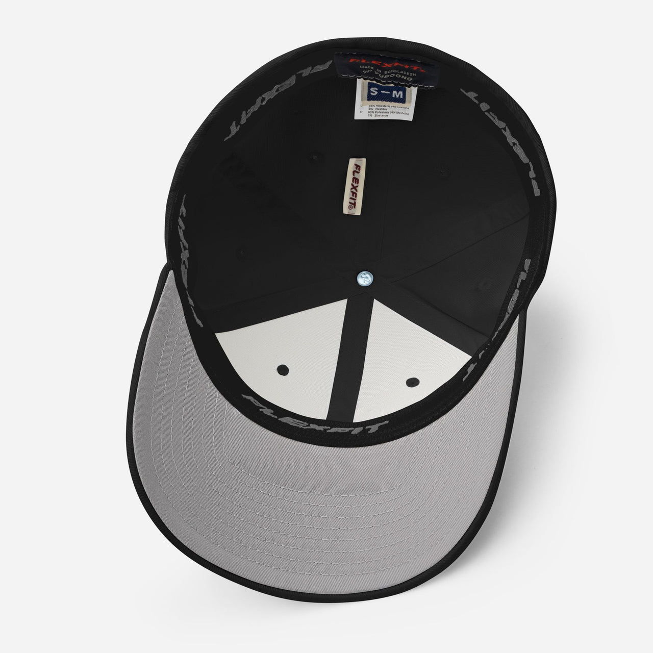 Square Body Flexfit Hat underside view