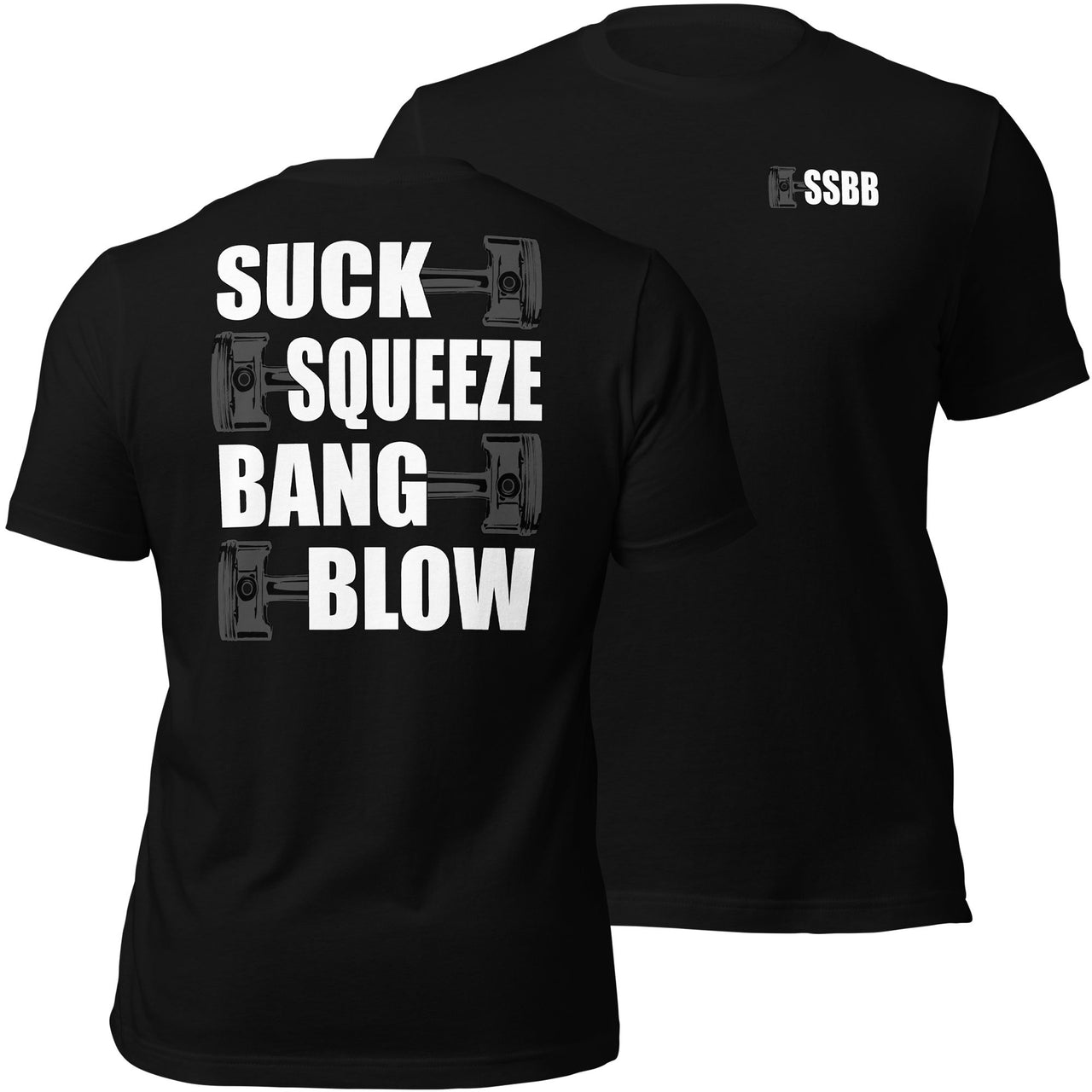 funny mechanic tshirt SSBB in black