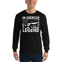 Thumbnail for K5 Blazer long sleeve shirt modeled in black