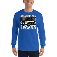 Thumbnail for K5 Blazer long sleeve shirt modeled in royal