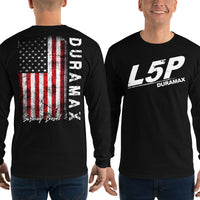 Thumbnail for l5p duramax long-sleeve shirt modeled in black