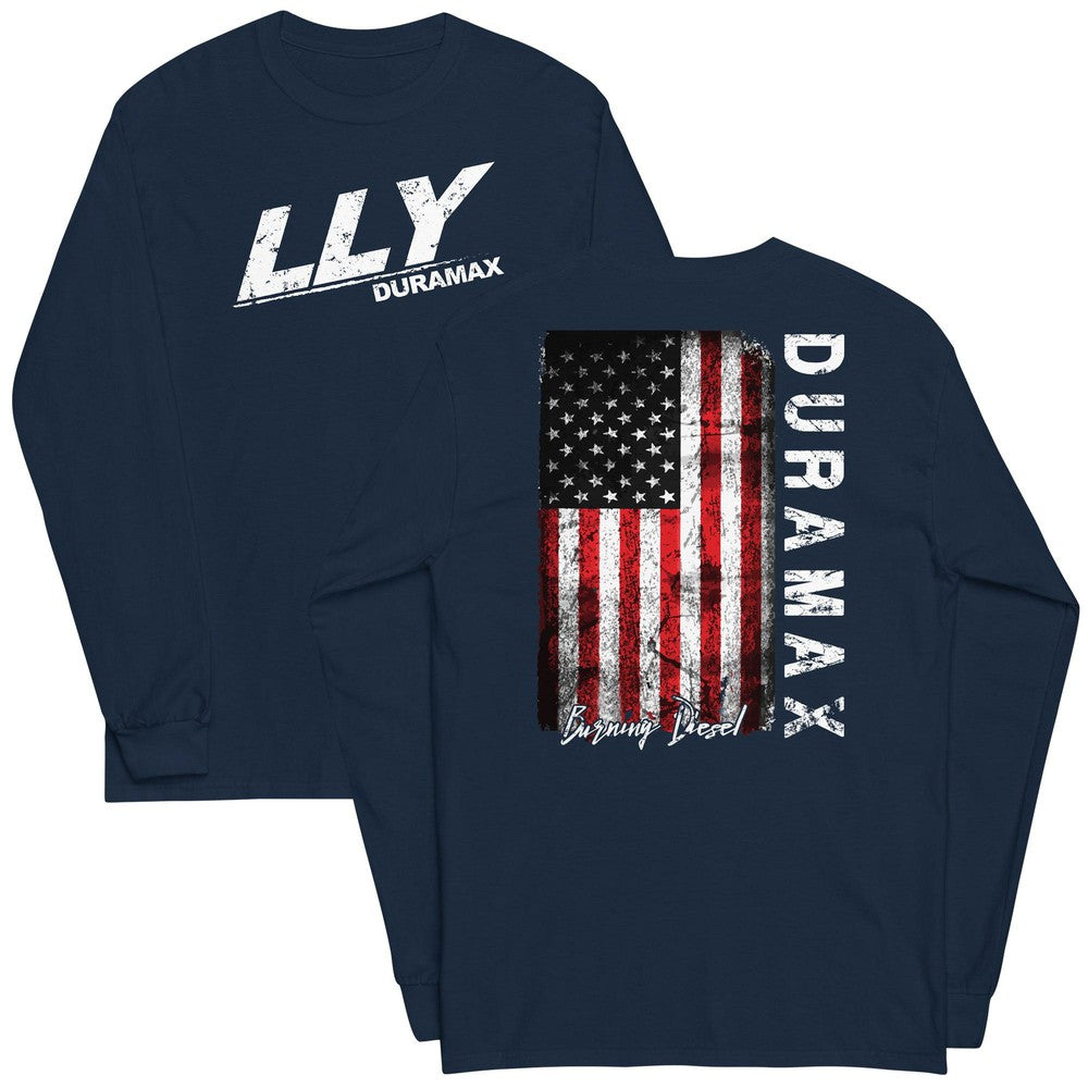 LLY Duramax Long Sleeve T-Shirt in navy