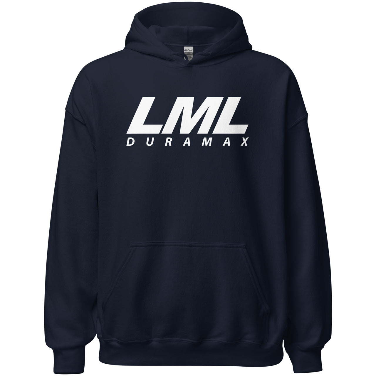 LML Duramax Hoodie, Diesel Truck American Flag Sweatshirt-In-Black-From Aggressive Thread