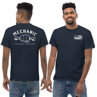 Thumbnail for Mechanic T-Shirt - I Fix What You Cant modeled in navy