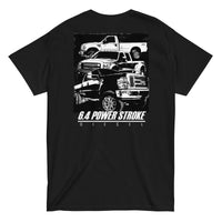 Thumbnail for 6.4 Power Stroke Trucks t-shirt in black