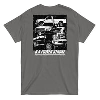 Thumbnail for 6.4 Power Stroke Trucks t-shirt in grey