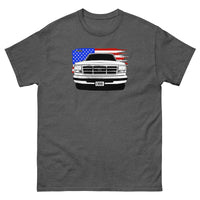 Thumbnail for OBS Truck American Flag T-Shirt in grey