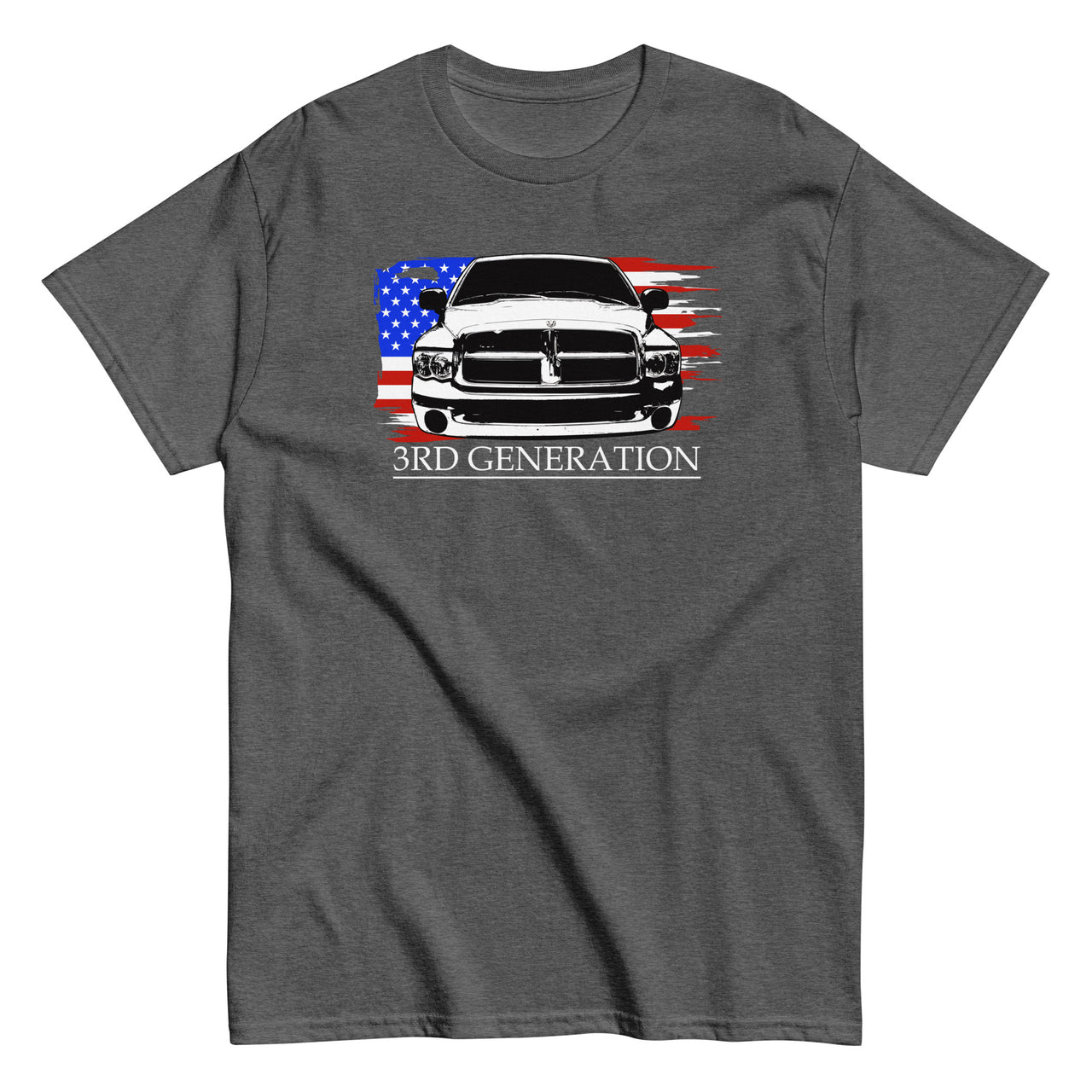 3rd Gen Ram Truck T-Shirt in grey