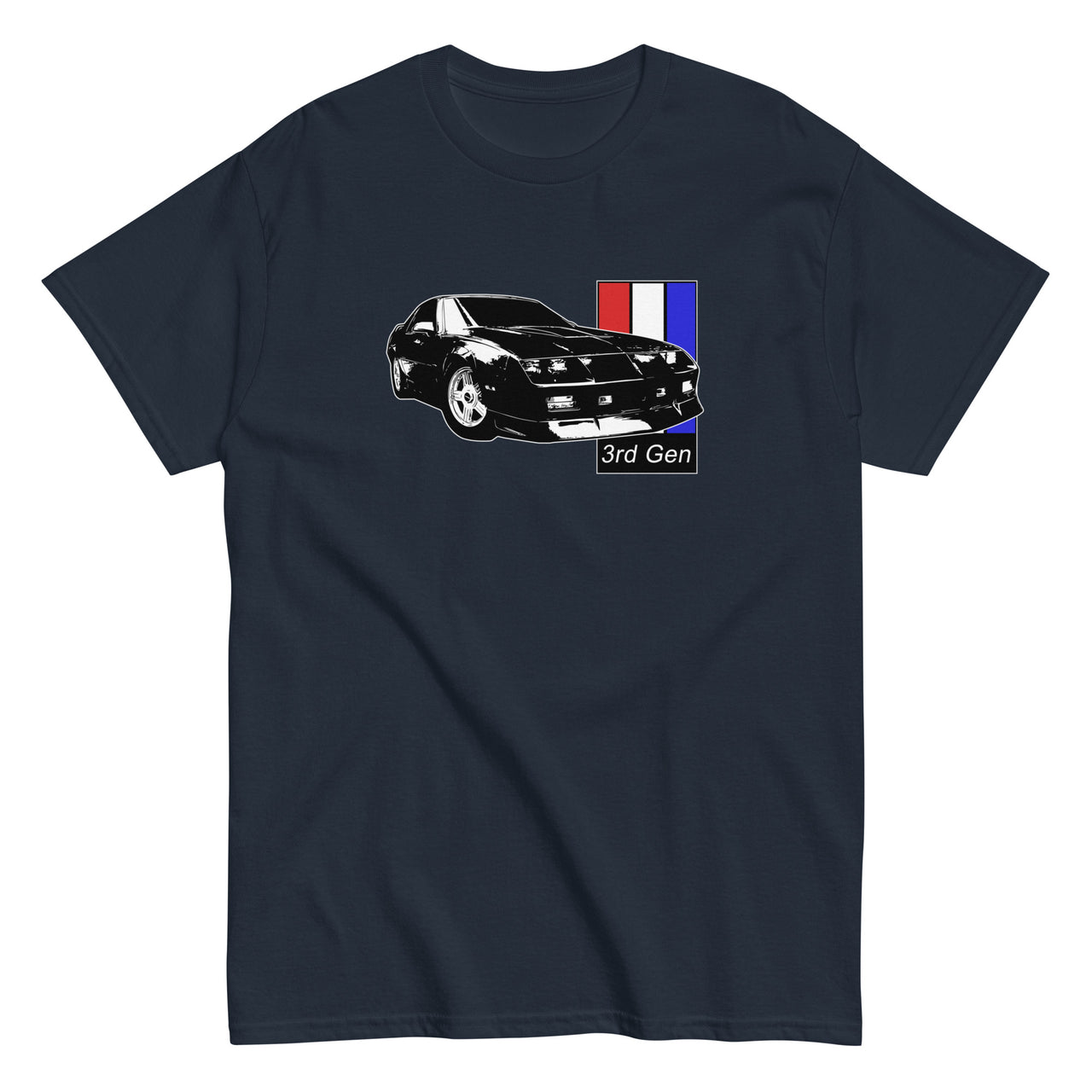 3rd Gen Camaro T-Shirt-In-Navy-From Aggressive Thread