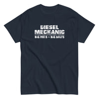 Thumbnail for Funny Diesel Mechanic T-Shirt in navy