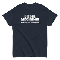 Thumbnail for Funny Diesel Mechanic T-Shirt in navy