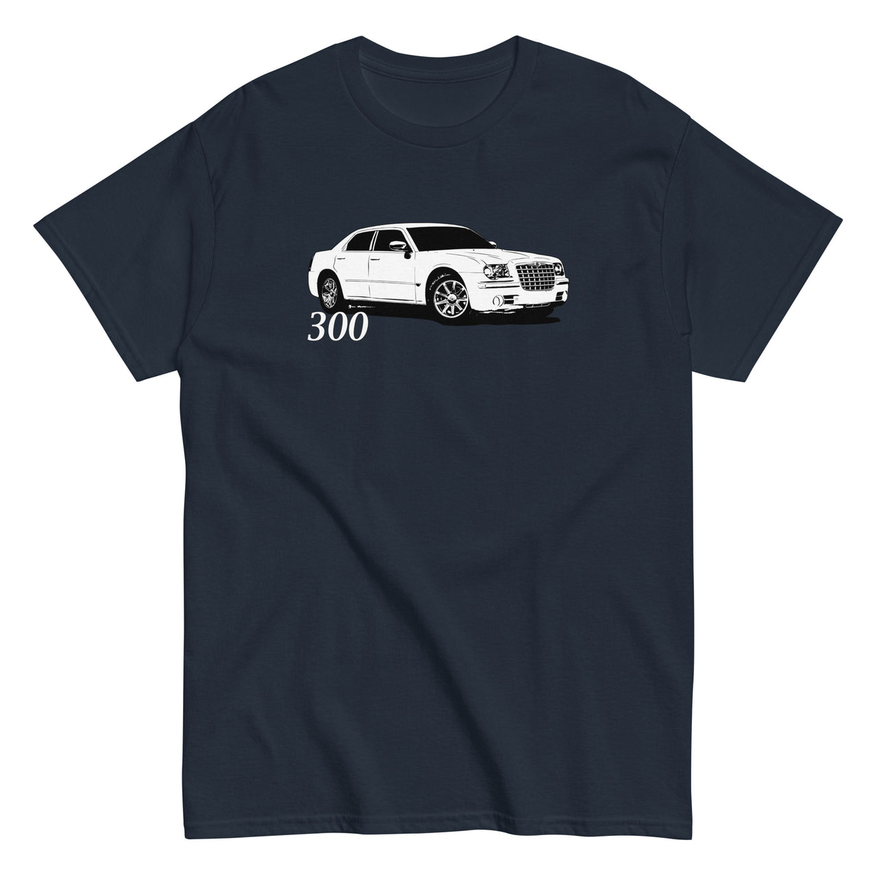 Early chrysler 300 T-Shirt in navy