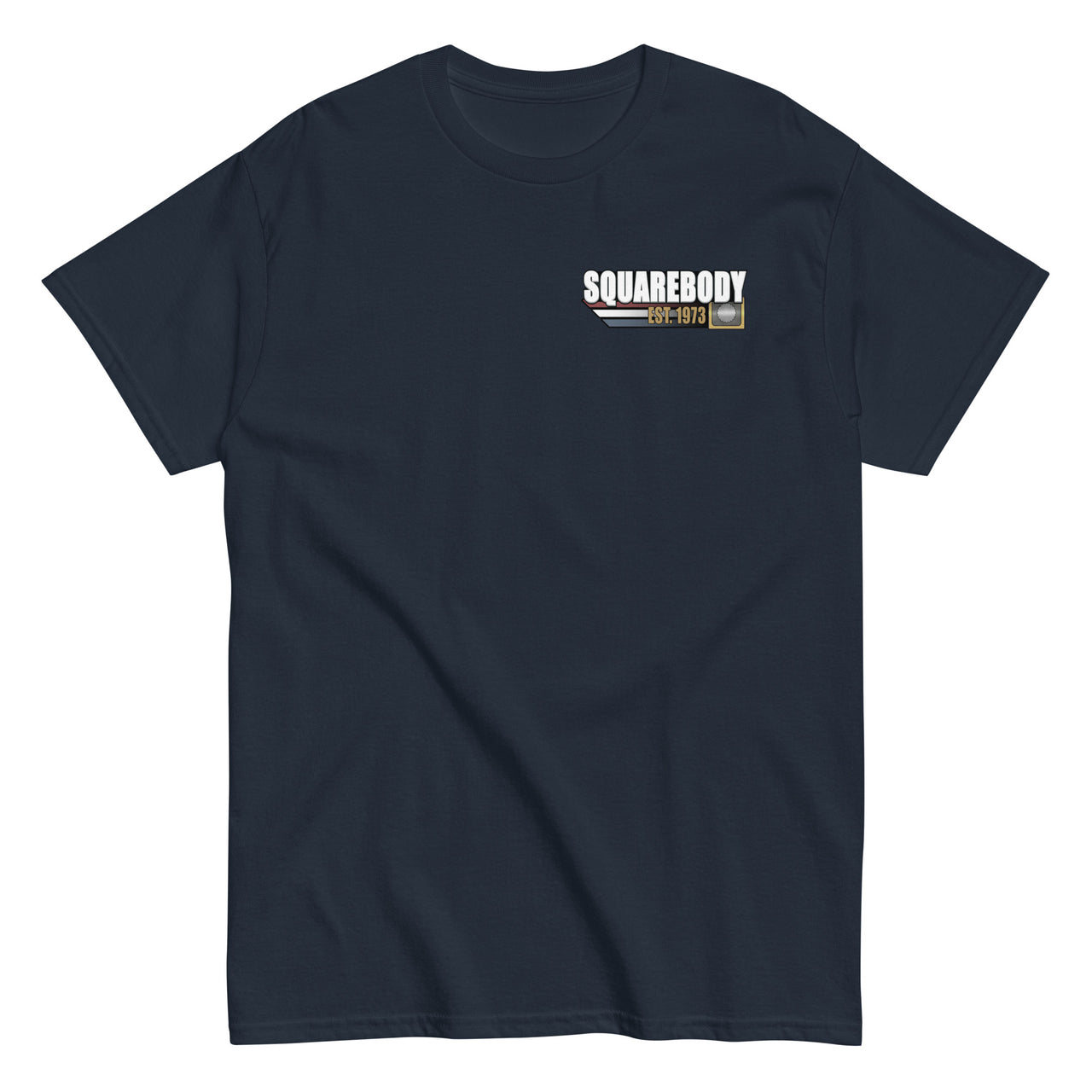 Square Body Truck T-Shirt Squarebody Est 1973 T-Shirt in navy