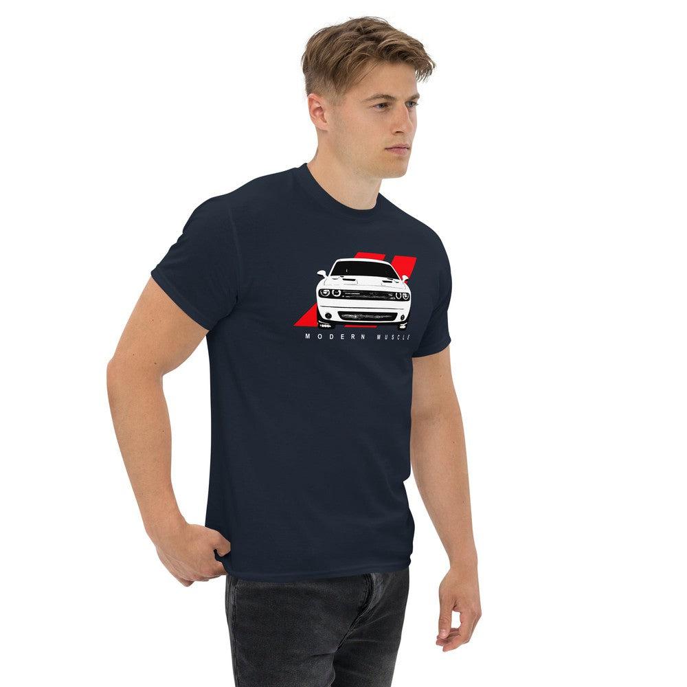 Modern Muscle - Challenger T-Shirt-In-Black-From Aggressive Thread