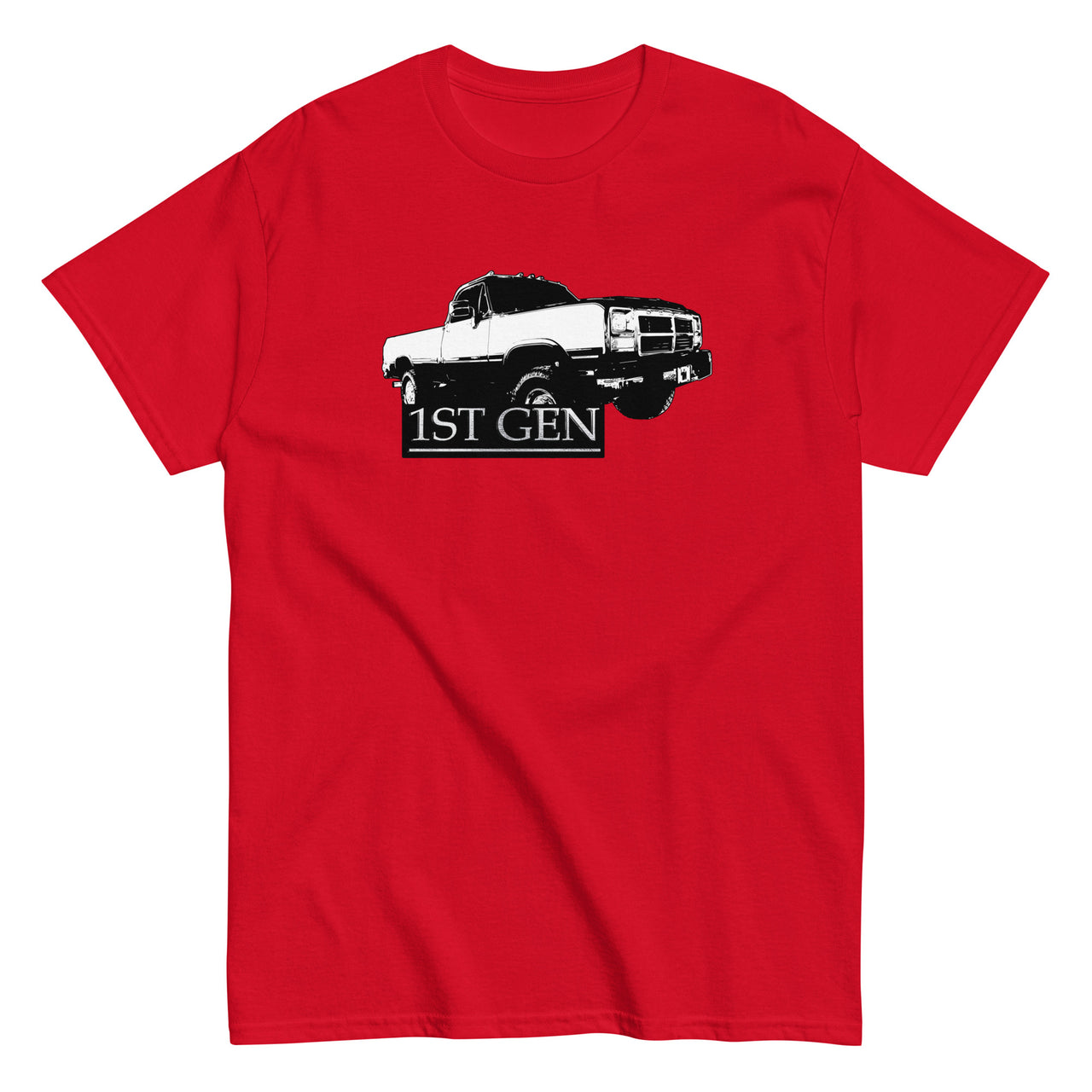 First Gen Dodge Ram T-Shirt in red
