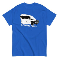 Thumbnail for 2nd Gen 5.9 Diesel Burnout Rolling Coal T-Shirt in royal