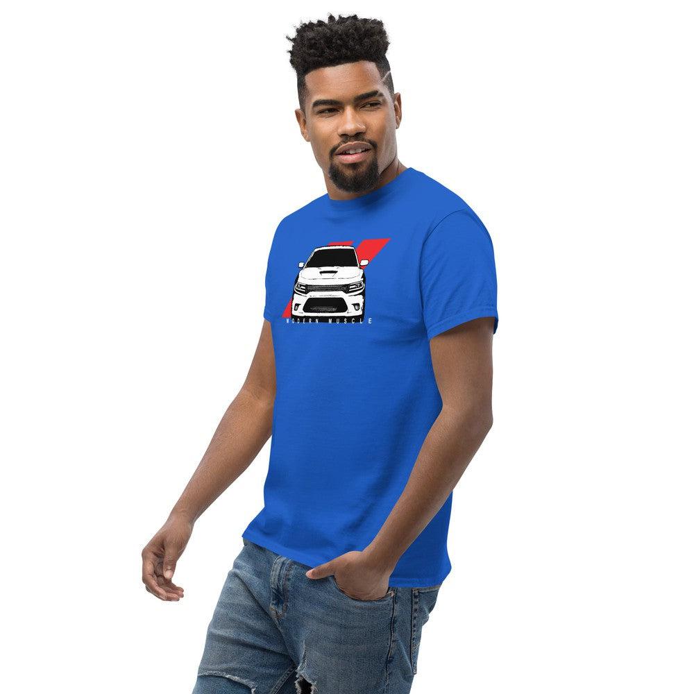2015-2018 Charger SRT T-Shirt modeled in royal