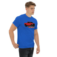 Thumbnail for Red Trail Boss Truck T-Shirt modeled in royal