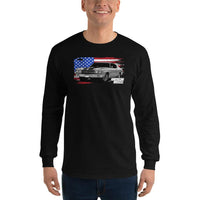 Thumbnail for 1970 Chevelle Long Sleeve Shirt modeled in black