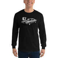 Thumbnail for 67 Firebird Long Sleeve Shirt modeled in black
