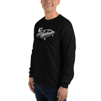 Thumbnail for 67 Firebird Long Sleeve Shirt modeled in black