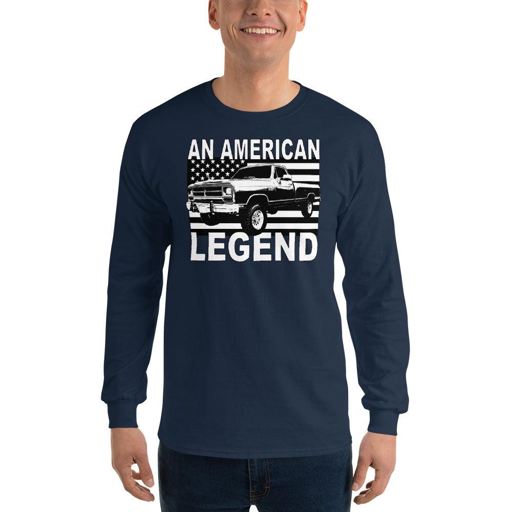 First Gen Truck American Flag Long Sleeve Shirt