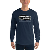 Thumbnail for 1970 Chevelle SS long sleeve shirt modeled in navy