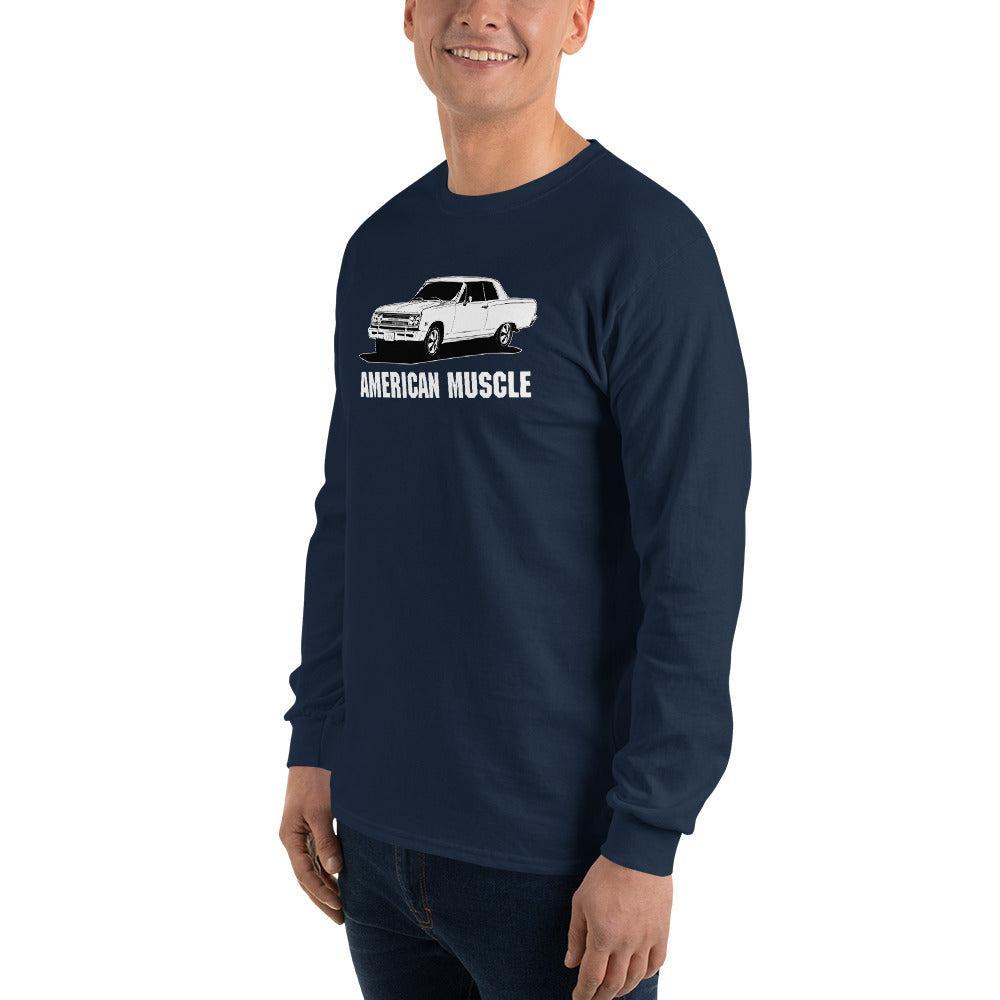 1965 Chevelle Malibu Long Sleeve Shirt in Navy