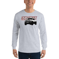 Thumbnail for 6.6l Duramax Long Sleeve T-Shirt-In-Black-From Aggressive Thread