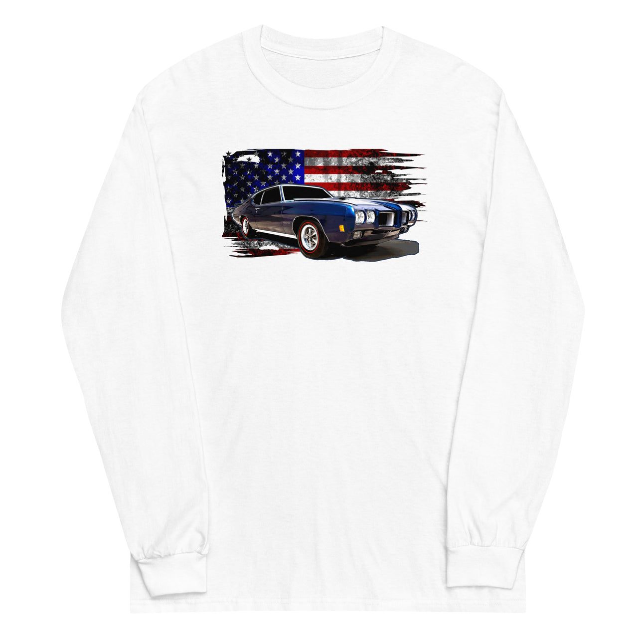 1970 GTO Long Sleeve Shirt in white