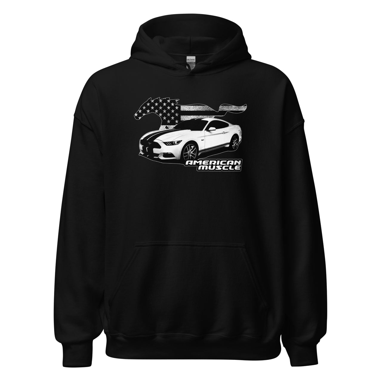 Mustang Hoodie Black