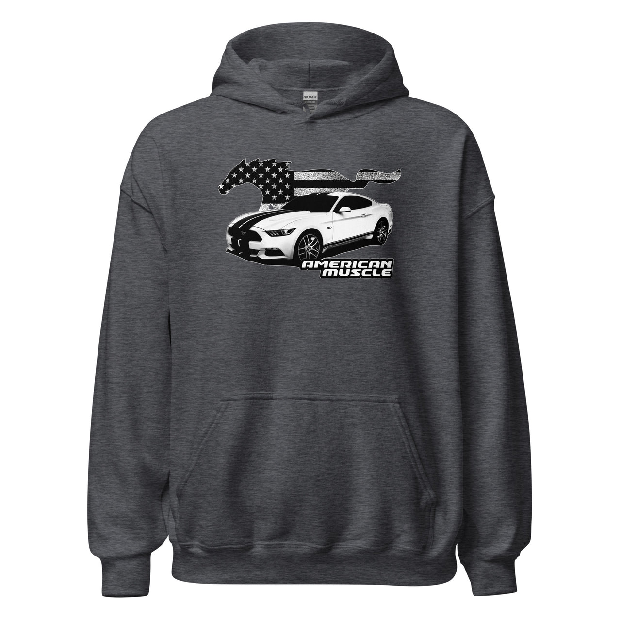Mustang Hoodie Grey