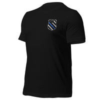 Thumbnail for Thin Blue Line T-Shirt Police Support Tee side