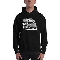 Thumbnail for Raptor Truck Hoodie modeled in black