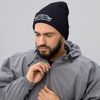 Thumbnail for second gen life winter hat modeled in navy