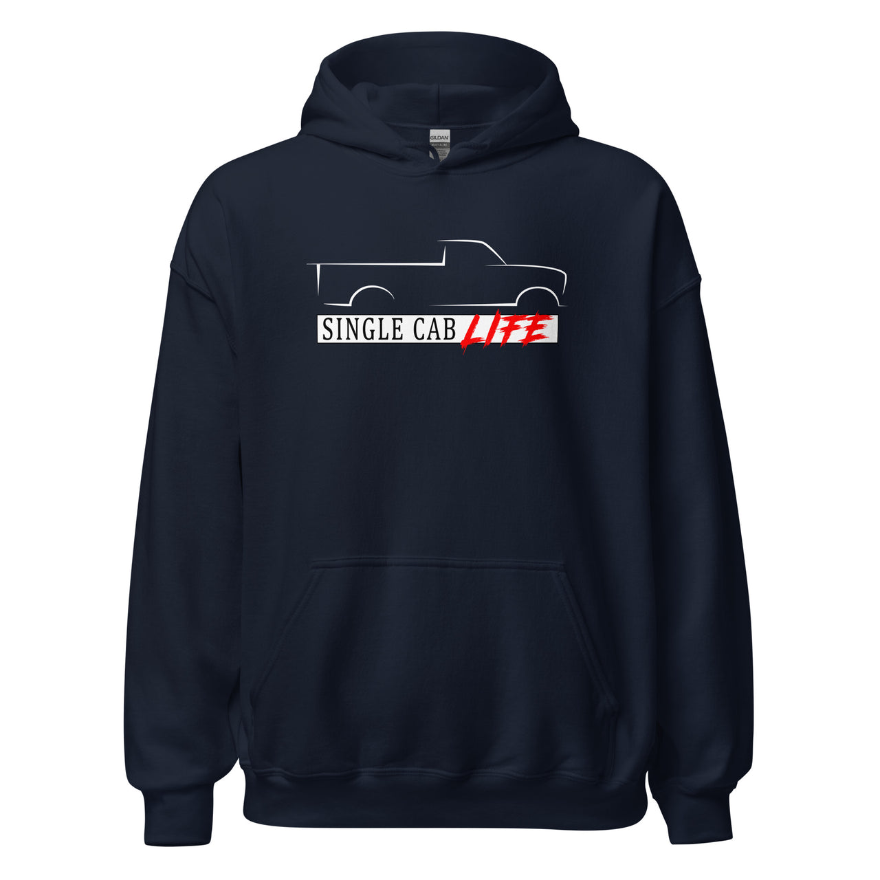 Single Cab Life Truck Hoodie in navy