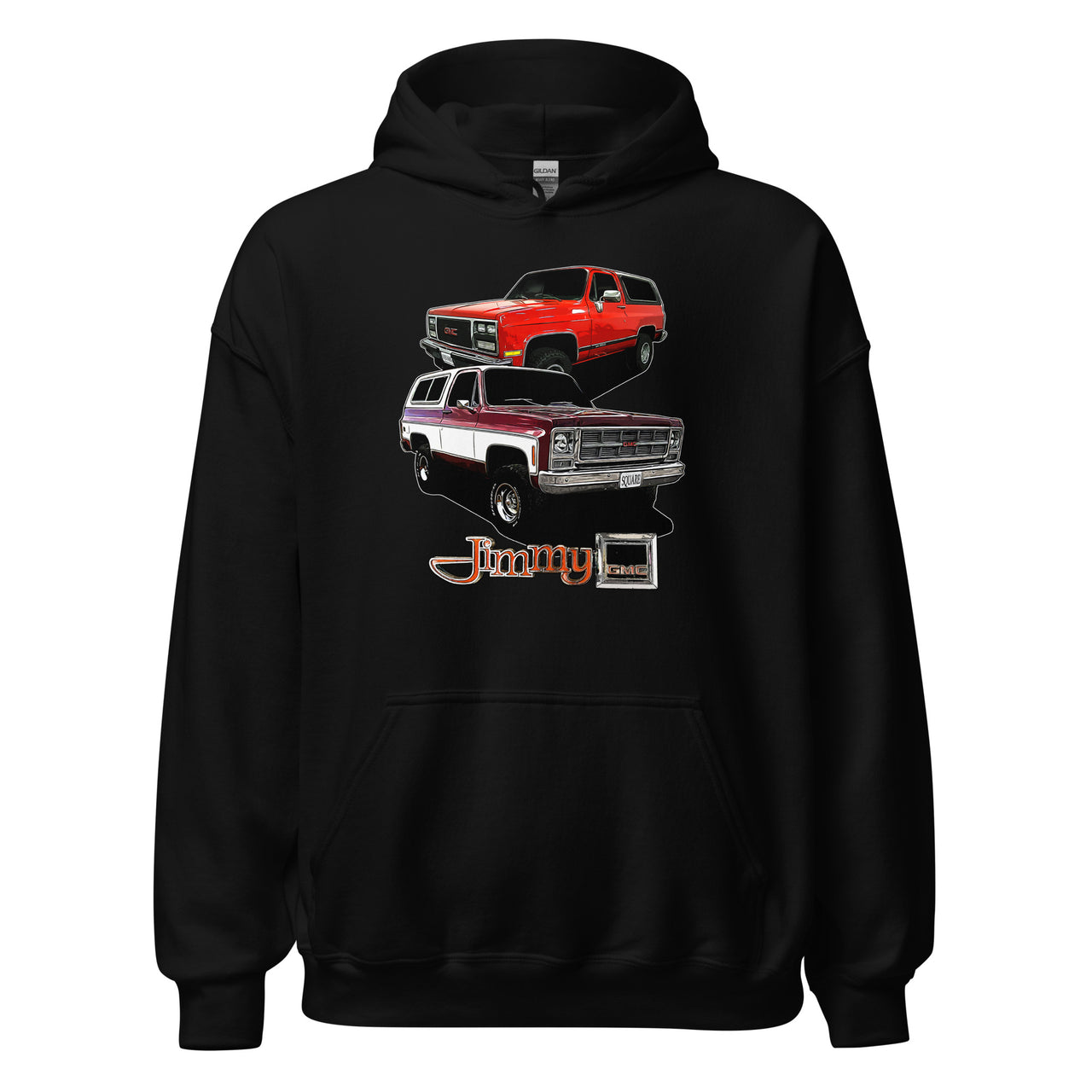 Square Body GMC Jimmy Sweatshirt in black
