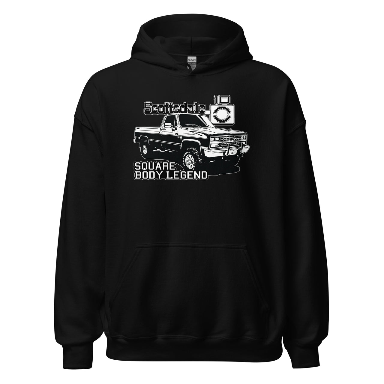 Square Body Scottsdale K10 Hoodie in black