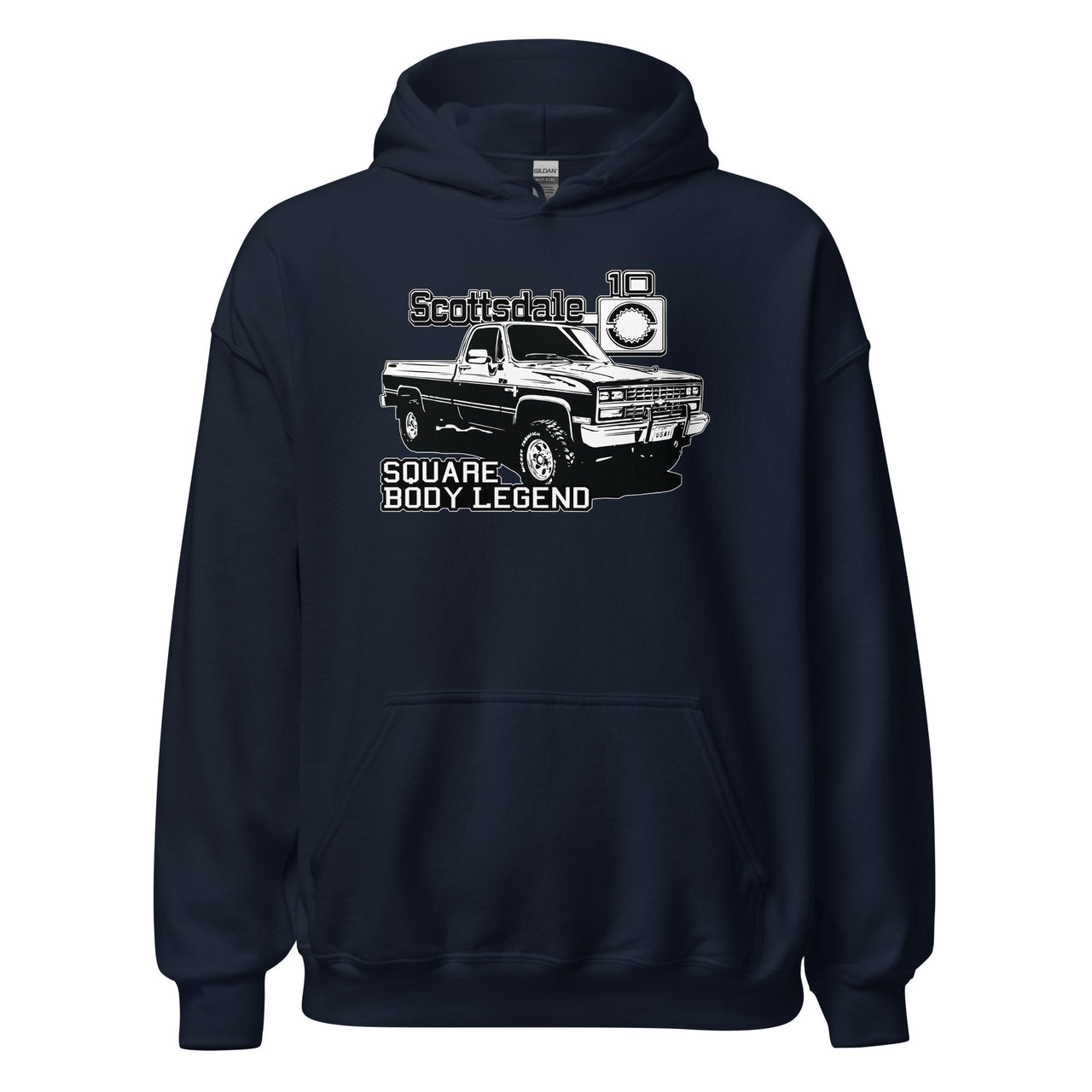 Square Body Scottsdale K10 Hoodie in navy