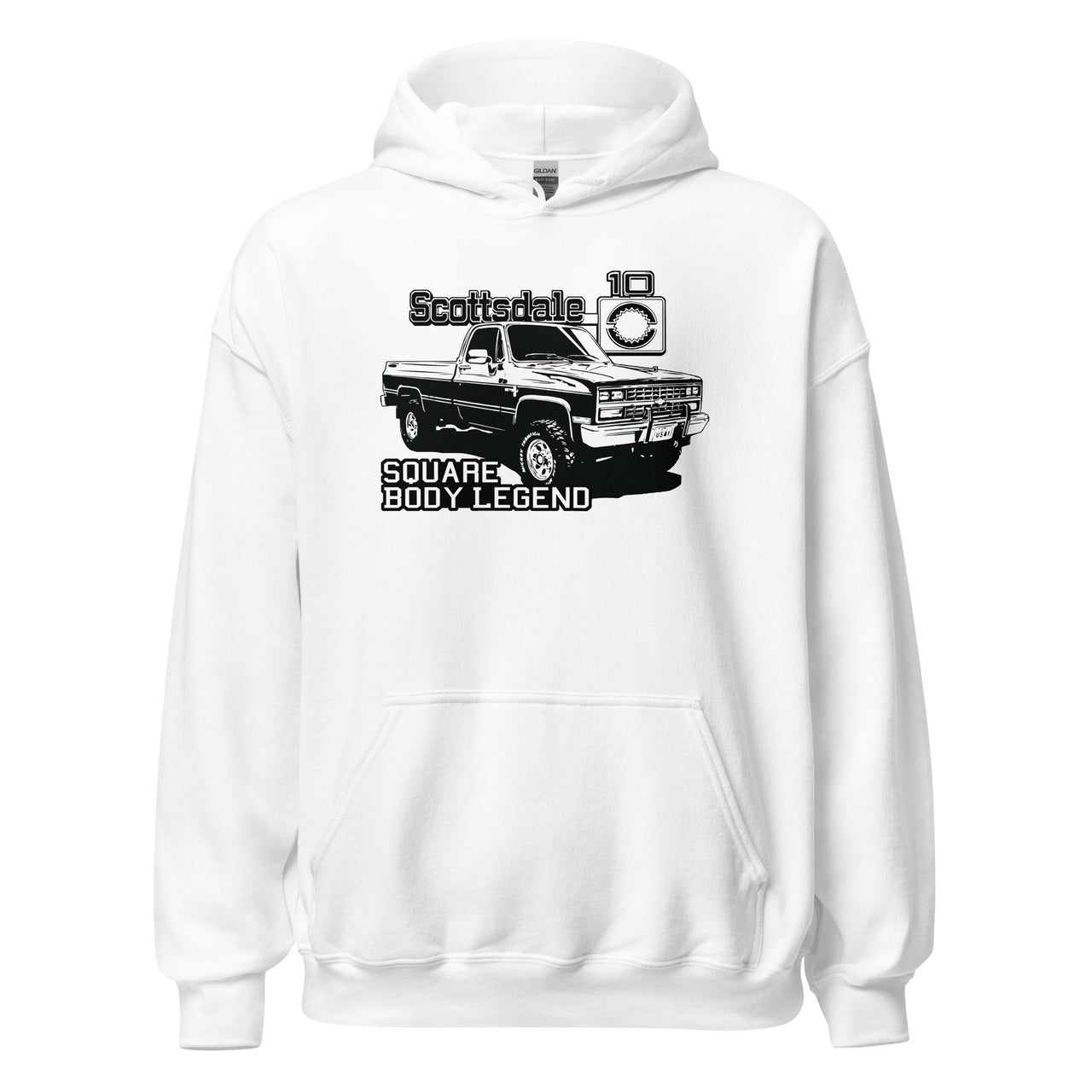 Square Body Scottsdale K10 Hoodie in white