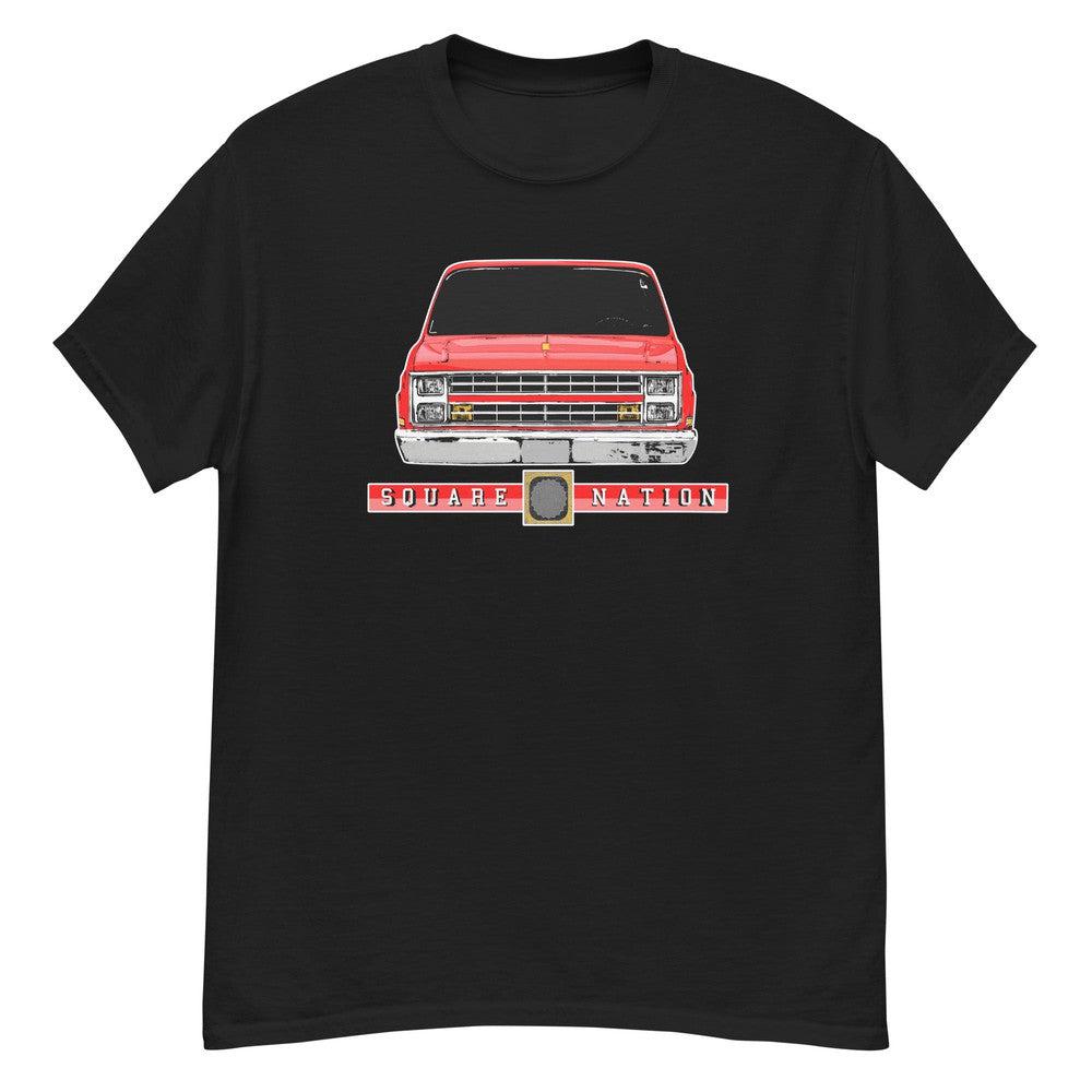Square Body C10 T-Shirt in black