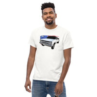 Thumbnail for Square Body Dually Crew Cab T-Shirt modeled in white
