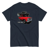 Thumbnail for Square Body Step-Side T-Shirt in navy